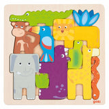 Goki houten puzzel safari, 11st. - afbeelding 1