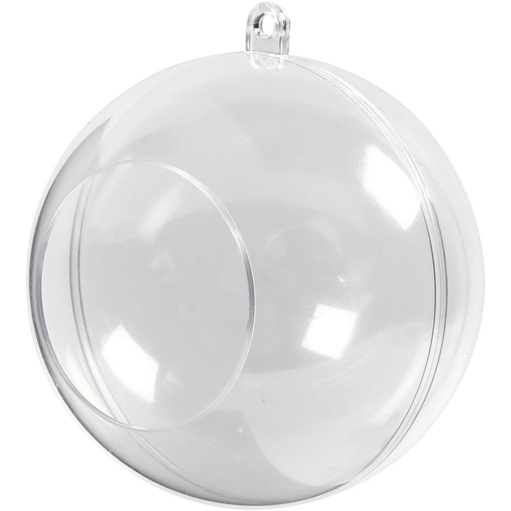 Creativ company deco ballen met opening, d 8 cm, gatgrootte 4,5 cm, 5 stuk 1 doos