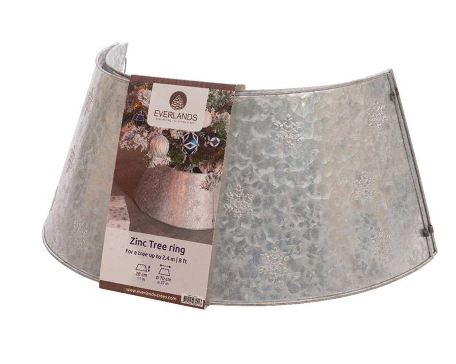 Everlands kerstboomring zink dia57cm