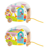 Goki houten happy campers caravan speelgoed - afbeelding 5