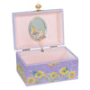 Goki muziekdoos ballerina bloemen paars