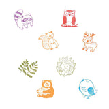 Goki houten stempelset bosdieren - creatieve speelgoedset voor kinderen. - afbeelding 2