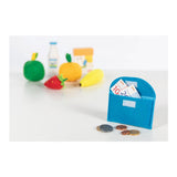 Goki winkeltas met boodschappen vilt, 9dlg. - afbeelding 3