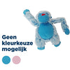 Harige aap roze blauw assorti