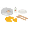 Goki houten wafelijzer met accesoires, 9dlg.