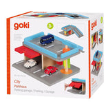 Goki houten stadsparkeergarage, 4dlg. - afbeelding 2