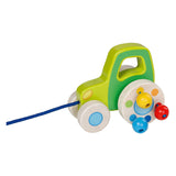 Goki houten trekfiguur tractor - afbeelding 1