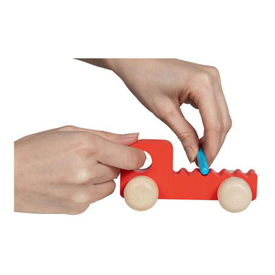 Goki voertuigen geluid express. 4 assorti. 12
