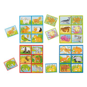 Goki houten lotto spel dieren, 28dlg. - afbeelding 1