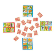 Goki houten lotto spel dieren, 28dlg. - afbeelding 2