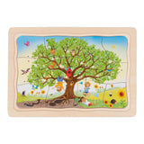 Goki houten legpuzzel mijn appelboom, 32st. - afbeelding 2
