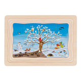 Goki houten legpuzzel mijn appelboom, 32st. - afbeelding 4