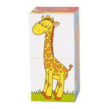 Goki houten blokpuzzel dieren, 2st. - afbeelding 2