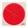 Goki puzzel cirkel. 21 delig. 12x12x2,1 cm.4+