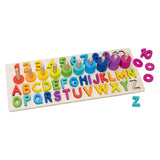 Goki houten alfanumerieke puzzel, 91dlg. - afbeelding 2