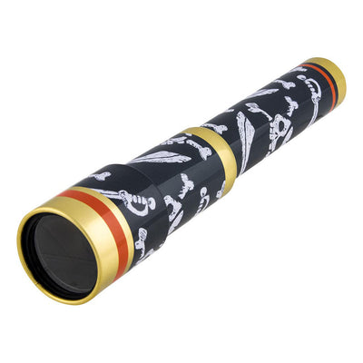 Goki telescoop piraten junior 25 cm staal zwart goud