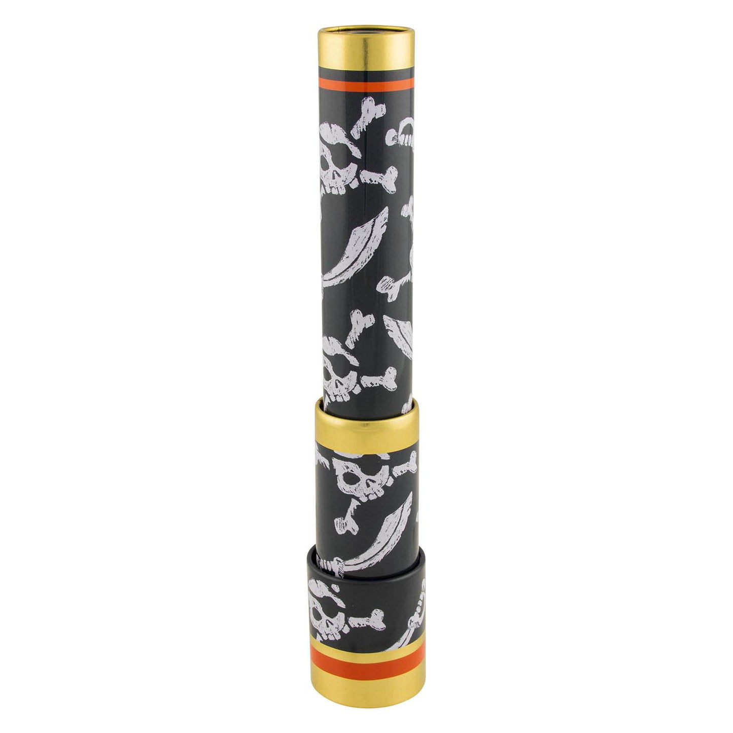 Goki telescoop piraten junior 25 cm staal zwart goud
