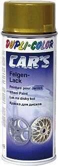 Dupli-color felgenlack rim lacquer cars gold 400 ml