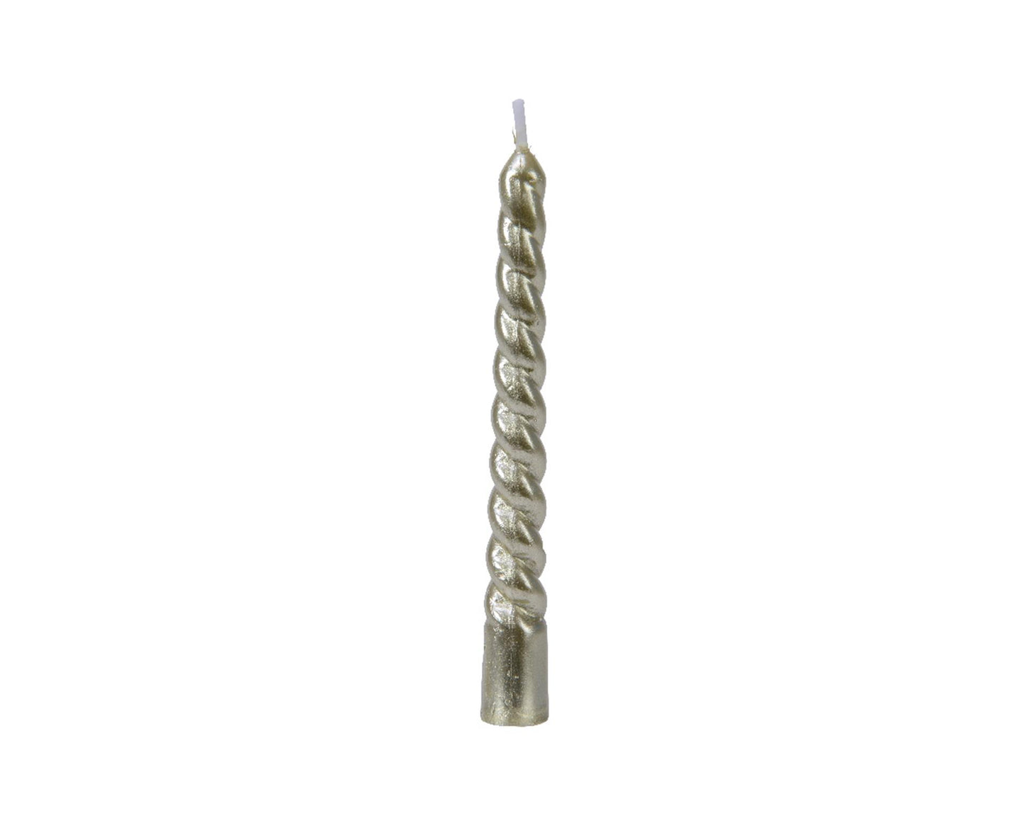 Decoris kerstboomkaars goud ø1,2x10cm set a 8