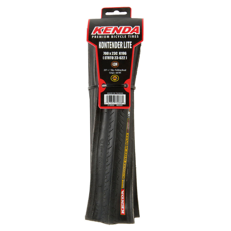 Kenda kontender kevlar 700 x 23c l3r pro folding tire