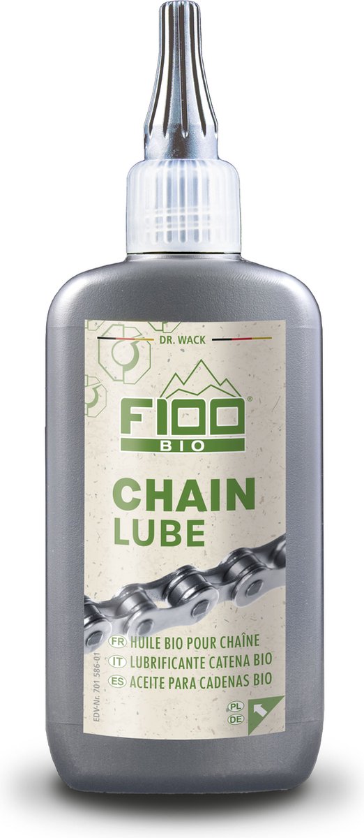 Dr. wack f100 bio kettingsmeermiddel druppelfles - 100ml