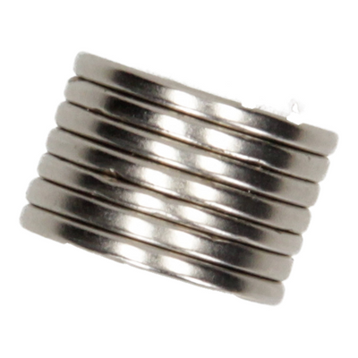Mack 1076875 - schijfmagneten neodymium 19mm*2mm (n50) - zilver 8st | 4 stuks