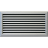Renson 1078695 - deurrooster brandw. 464 2 400x200 mm grijs | 2 stuks