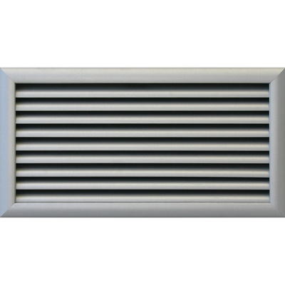 Renson 1078695 - deurrooster brandw. 464 2 400x200 mm grijs | 2 stuks
