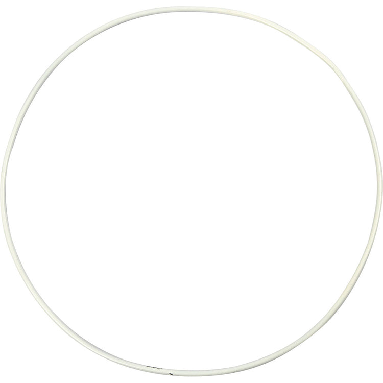 Creativ company http: www.cchobby.nl metalen-draadring-d-20-cm-dikte-3-mm-wit-5-stuk-1-doos