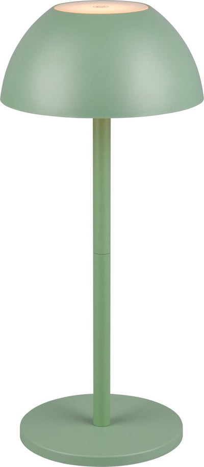 Rl live your light reality ricardo - tafellamp - pistache groen - incl. 1x smd 1,7 w - 4-stappen touch - usb-aansluiting - verlichting omhoog en omlaag - accuvoeding - buitenverlichting - ip54