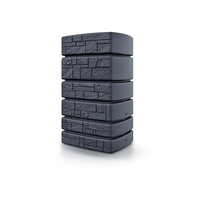 Prosperplast 1070891 - 500l tower stone antraciet | 1 stuks