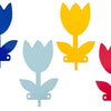 Jashaak metaal tulp ass (4 st)