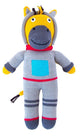 Knuffel gebreid giraf spaceman 36 cm (2