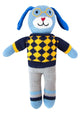 Knuffel gebreid hond milo 36 cm