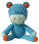 Knuffel gehaakt nijlpaard blauw. 3+