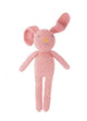 Knuffel gehaakt konijn roze (3 st) 3+
