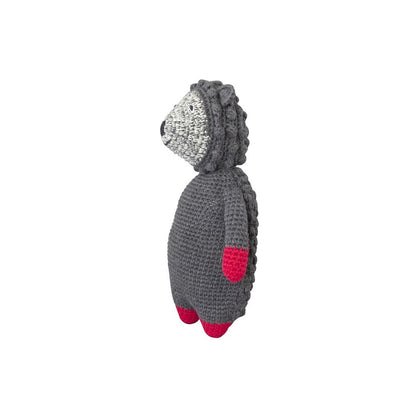 Knuffel gehaakt egel 27 cm (2 st)