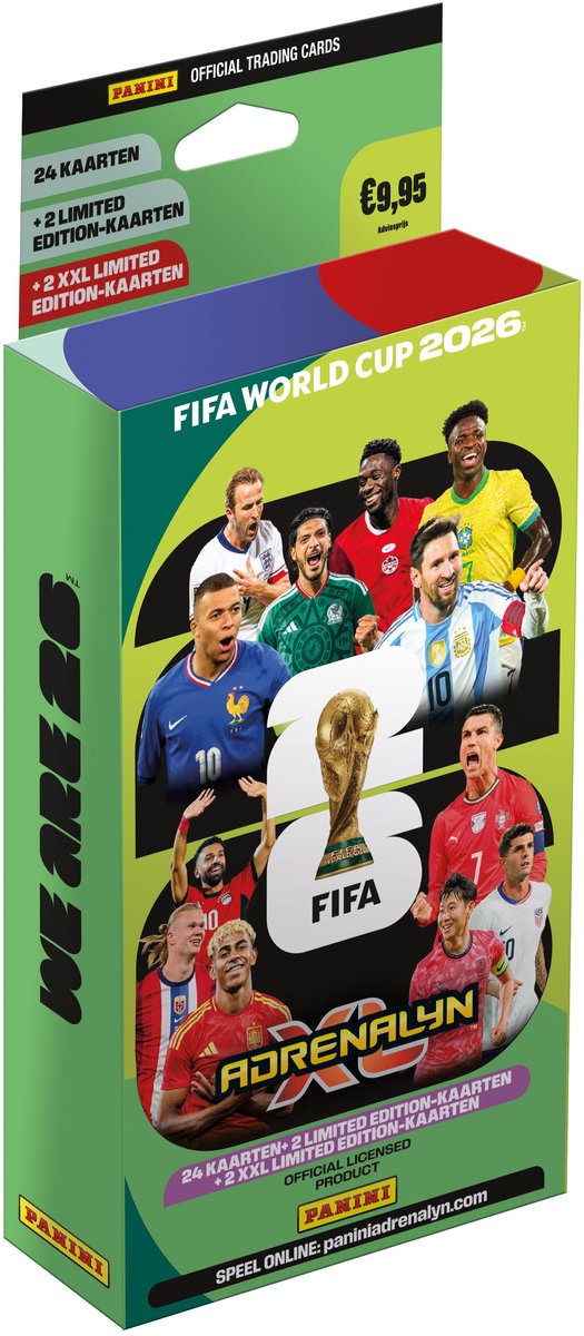 Panini - adrenalyn xl trading cards - fifa world cup 2026 - ecoblister xxl