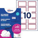 Zelfklevende naambadges avery zelfklevend 50x80 mm