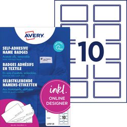 Naambadges avery zweckform l4787-20