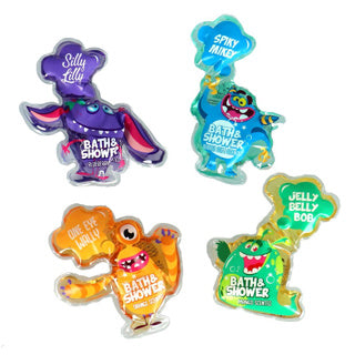 Bad- en douchegel funny monster 100 ml assorti | 16 stuks