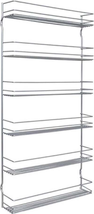 Metaltex - kruidenrek pepito 6 - 6 lagen - zilvergrijs - 36x8x71cm