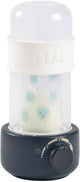 Béaba baby milk second flessenwarmer - compacte flesverwarmer en sterilisator voor onderweg - fles opgewarmd in 2 minuten en babyvoeding in 5 - precieze tijdschakelaar - geïsoleerde zone tegen brandwonden - blauw