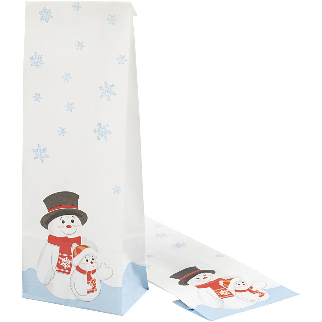 Creativ company papieren zak met kerst motief, 100st.