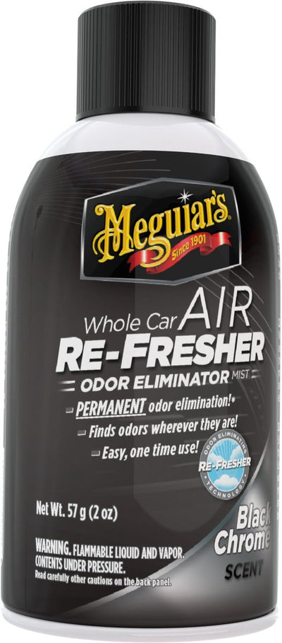 Meguiar's g181302r2eu black chrome air re-fresher