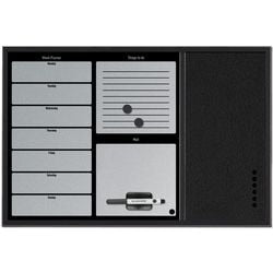 Combinatiebord bisilque mx03402169 60 x 40 cm zwart