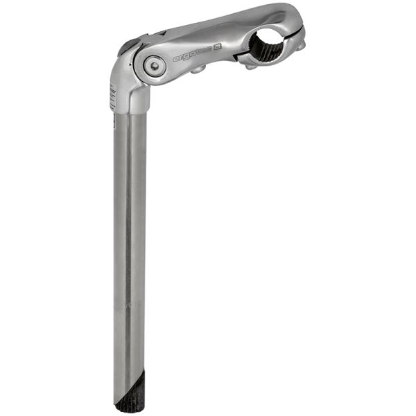Ergotec Stuurpen Kobra verstelbaar RVS 25,4 300x110 25,4 mm zilver