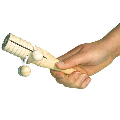 Goki toonblok met 4 houten ballen. 16 cm. 3+