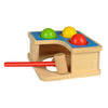 Goki klopbank en knikkerbaan 18x18x8cm, hout