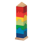 Goki houten stapel toren, 9dlg. - afbeelding 1